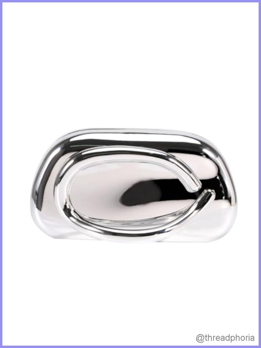 Acrylic Evening Clutch Purse Women Metal Handle Crossbody Shoulder Bag
